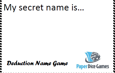 Deduction Name Game