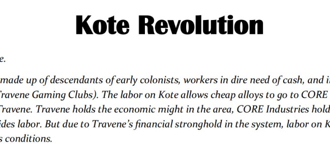 Kote Revolution