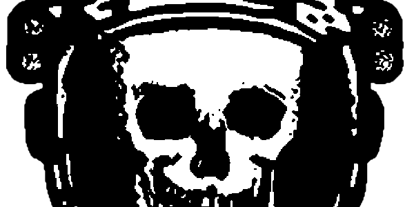 Grim Space Inline Skull Art