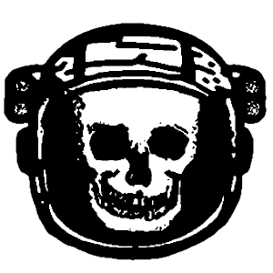 Grim Space Inline Skull Art