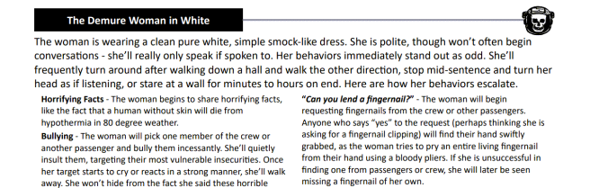 Demure Woman in White Teaser - Grim Space