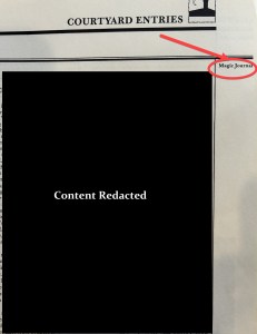 Ghost of Lion Castle Magic Journal