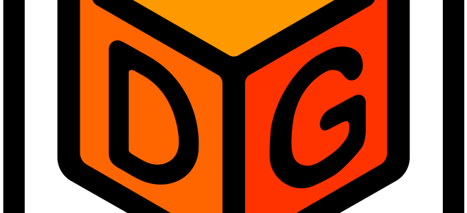 Paper Dice Games Logo Orange Full - Raw