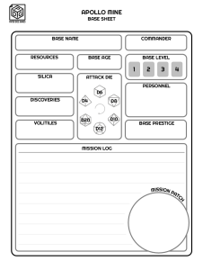 Apollo Mine Base Sheet