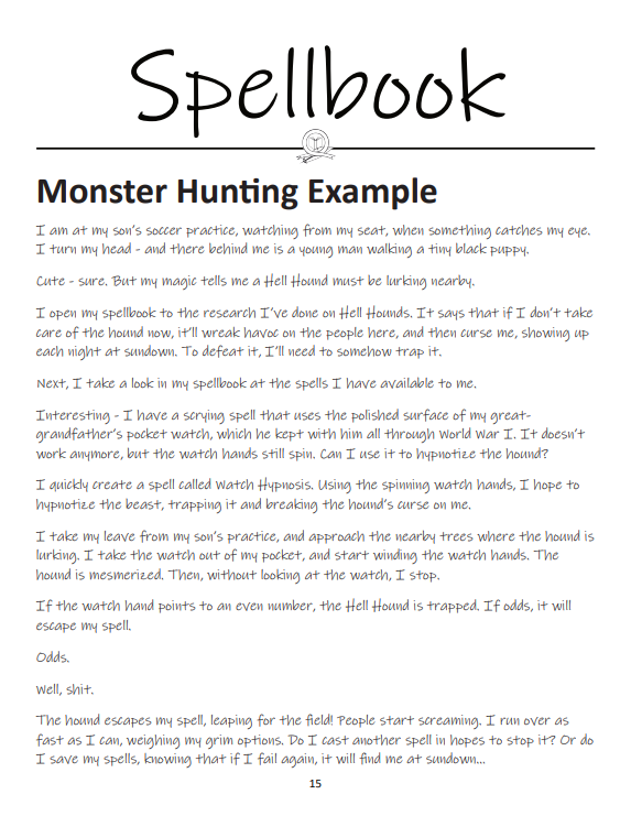Monster Hunting Example - Your First Spellbook